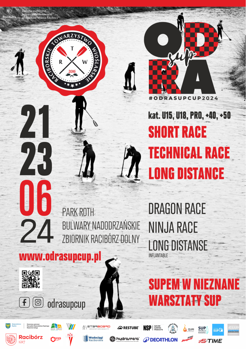 Zdjęcie w galerii na portalu naszraciborz.pl: Odra SUP Cup - Festiwal SUP i Rekreacji wodnej w Raciborzu wiadomości z regionu