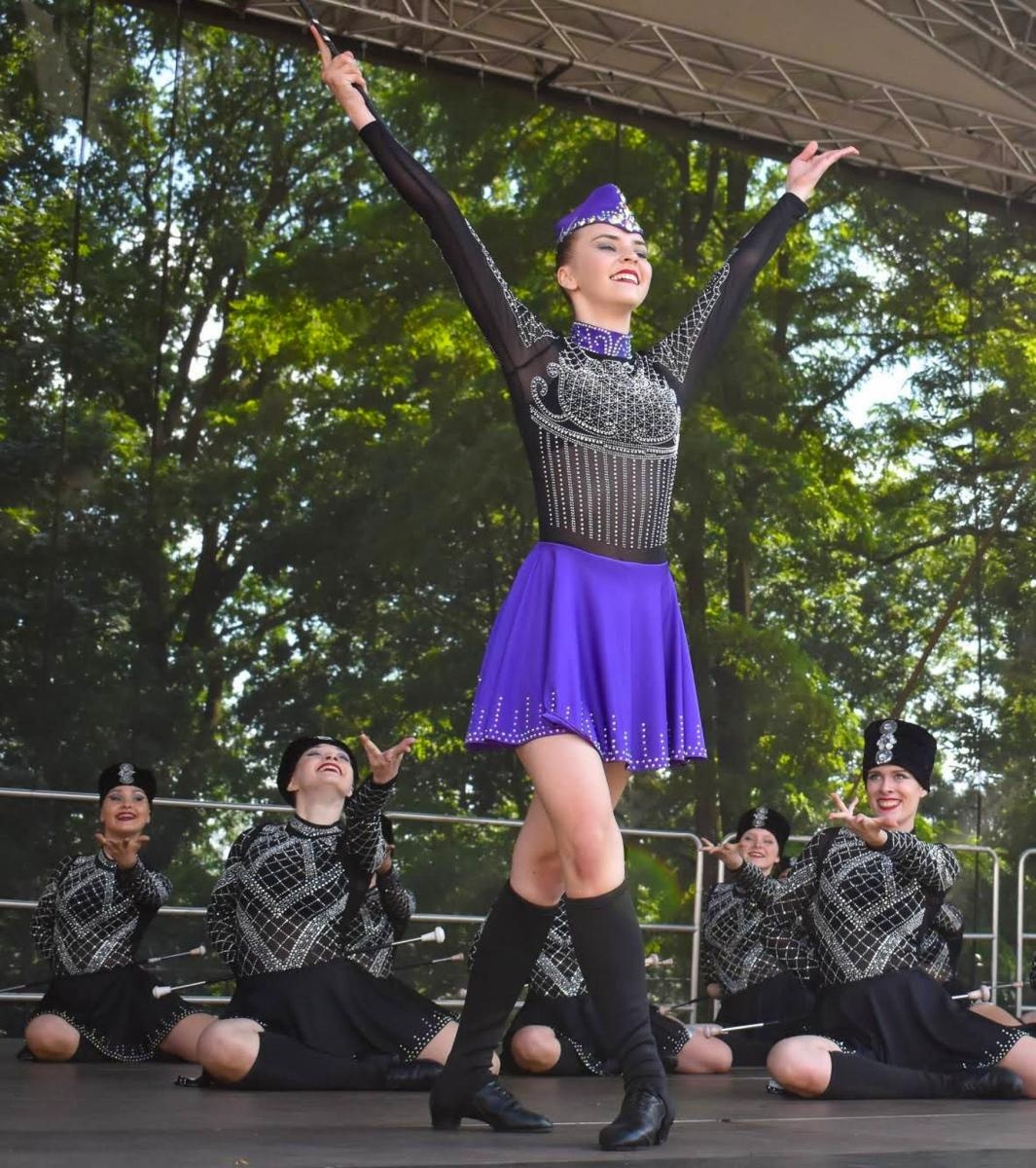 Zdjęcie w galerii na portalu naszraciborz.pl: Ponad tysiąc mażoretek na zamku wiadomości z regionu