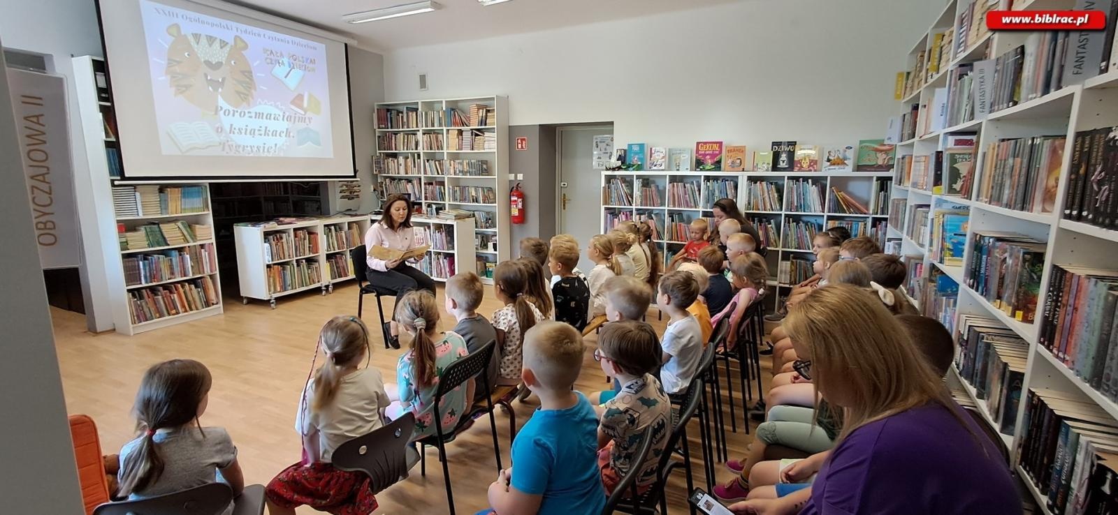 Zdjęcie w galerii na portalu naszraciborz.pl: Porozmawiajmy o książkach, Tygrysie! – relacja z Tygodnia Czytania Dzieciom wiadomości z regionu