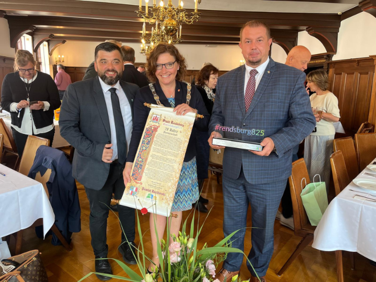 Zdjęcie w galerii na portalu naszraciborz.pl: 20-lecie partnerstwa Powiatu Raciborskiego z Miastem Rendsburg wiadomości z regionu