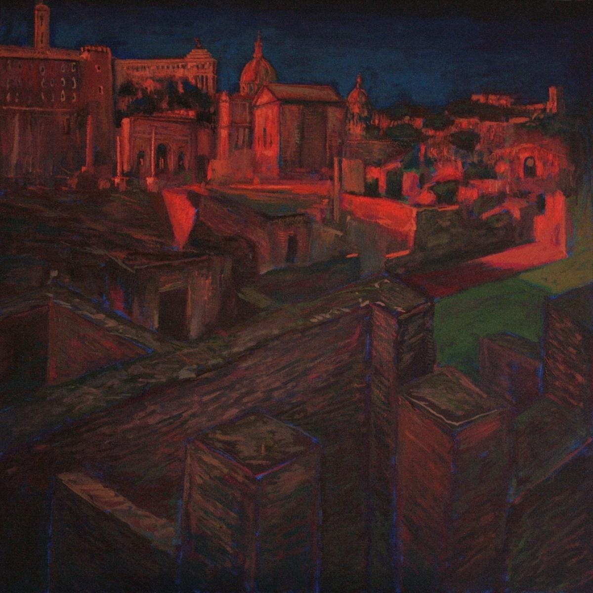 Zdjęcie w galerii na portalu naszraciborz.pl: Zachód Słońca nad Forum Romanum - Adam Rokowski [ZAPROSZENIE] wiadomości z regionu