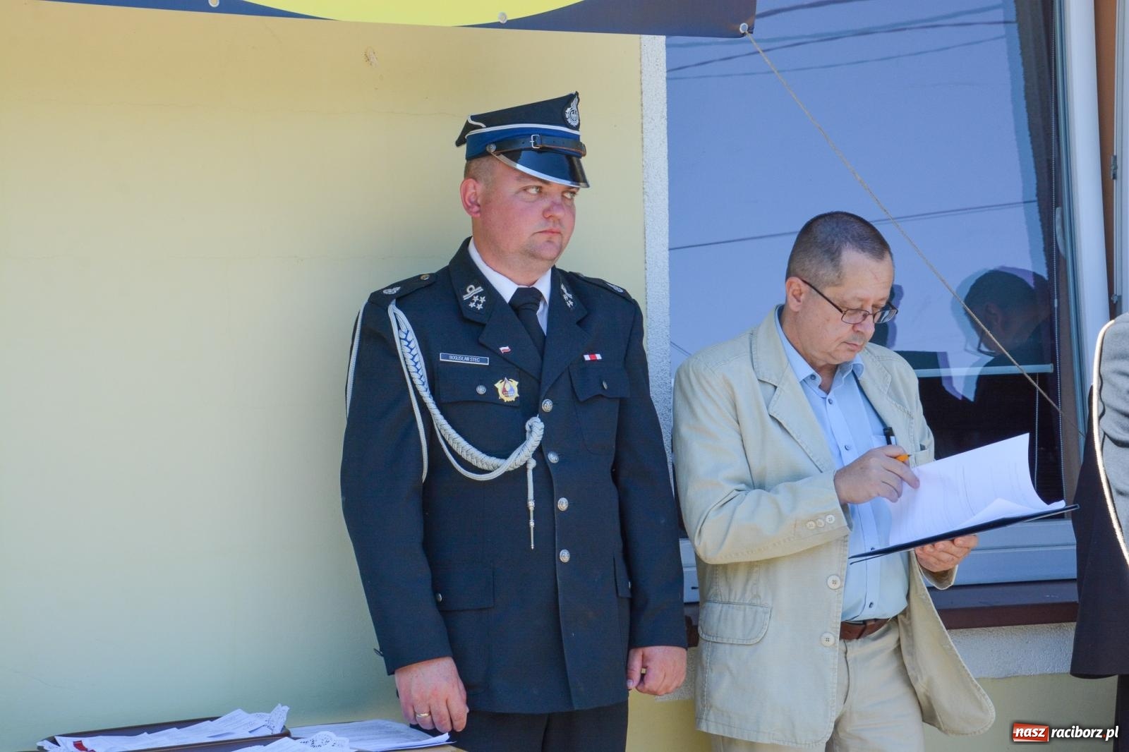 Zdjęcie w galerii na portalu naszraciborz.pl: Msza w ogrodach i apel przy remizie. OSP Strzybnik świętuje 90-lecie wiadomości z regionu