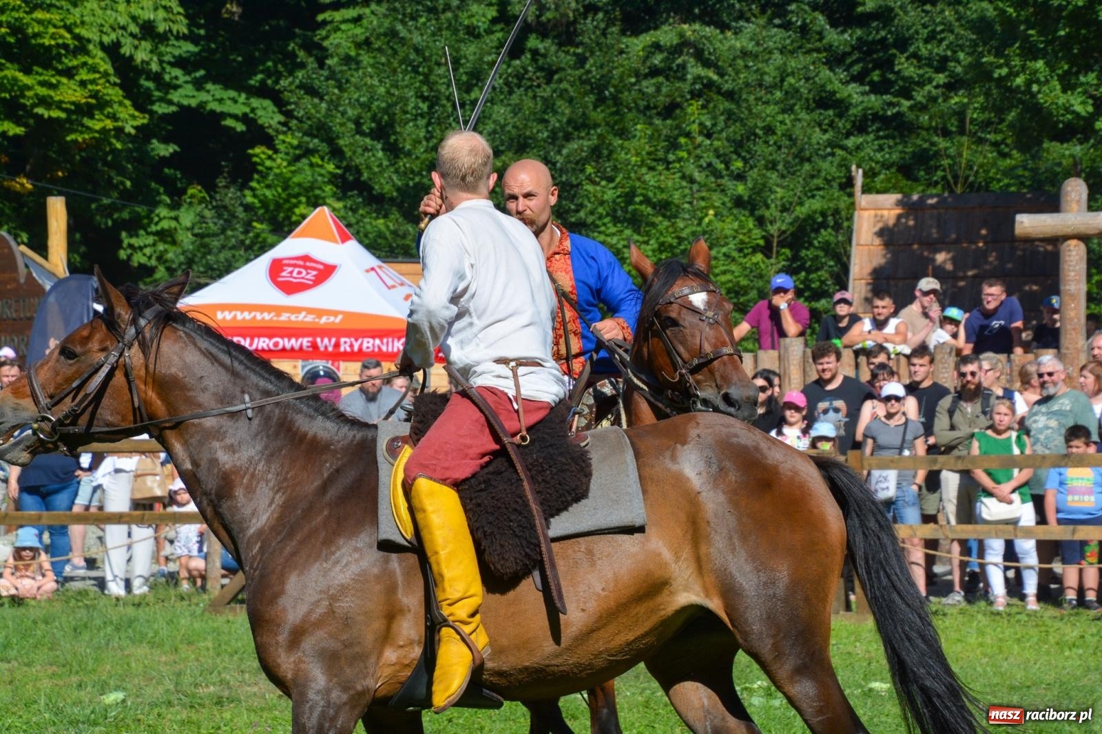Zdjęcie w galerii na portalu naszraciborz.pl: Napad na karawanę i wielka bitwa wojów pod Oborą [FOTO i WIDEO] wiadomości z regionu