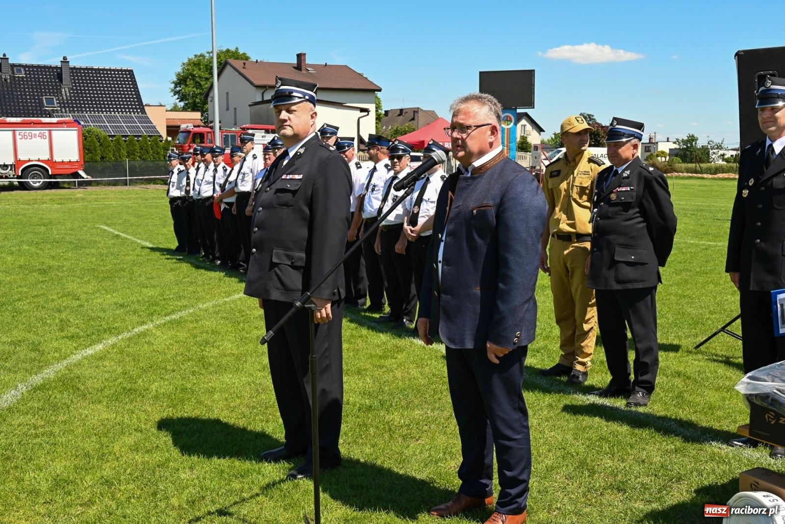 Zdjęcie w galerii na portalu naszraciborz.pl: Cała pula dla Roszkowa. Gminne zawody sportowo-pożarnicze w Krzyżanowicach wiadomości z regionu