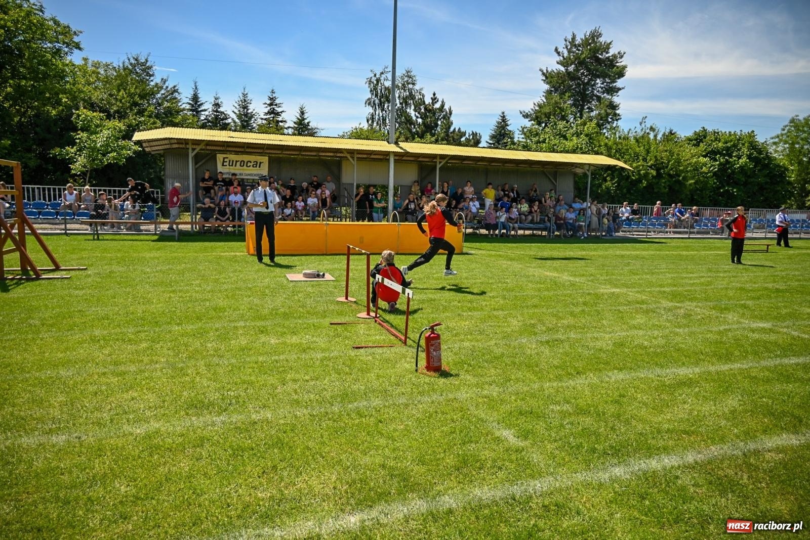 Zdjęcie w galerii na portalu naszraciborz.pl: Cała pula dla Roszkowa. Gminne zawody sportowo-pożarnicze w Krzyżanowicach wiadomości z regionu