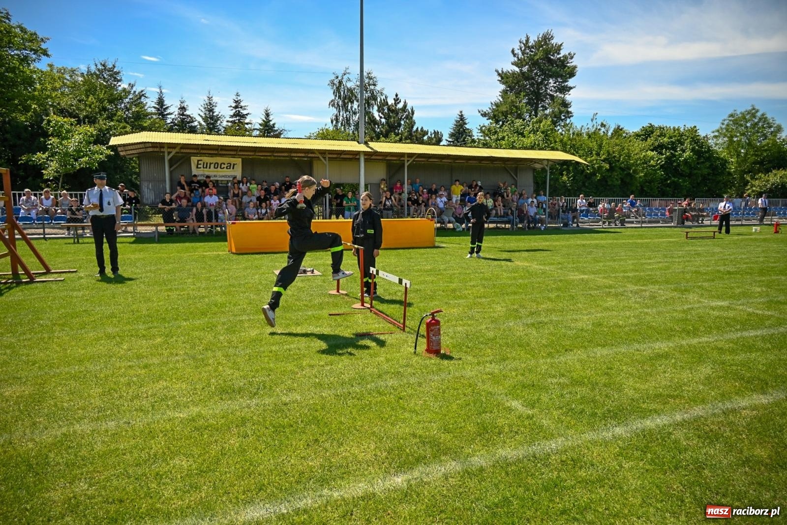 Zdjęcie w galerii na portalu naszraciborz.pl: Cała pula dla Roszkowa. Gminne zawody sportowo-pożarnicze w Krzyżanowicach wiadomości z regionu