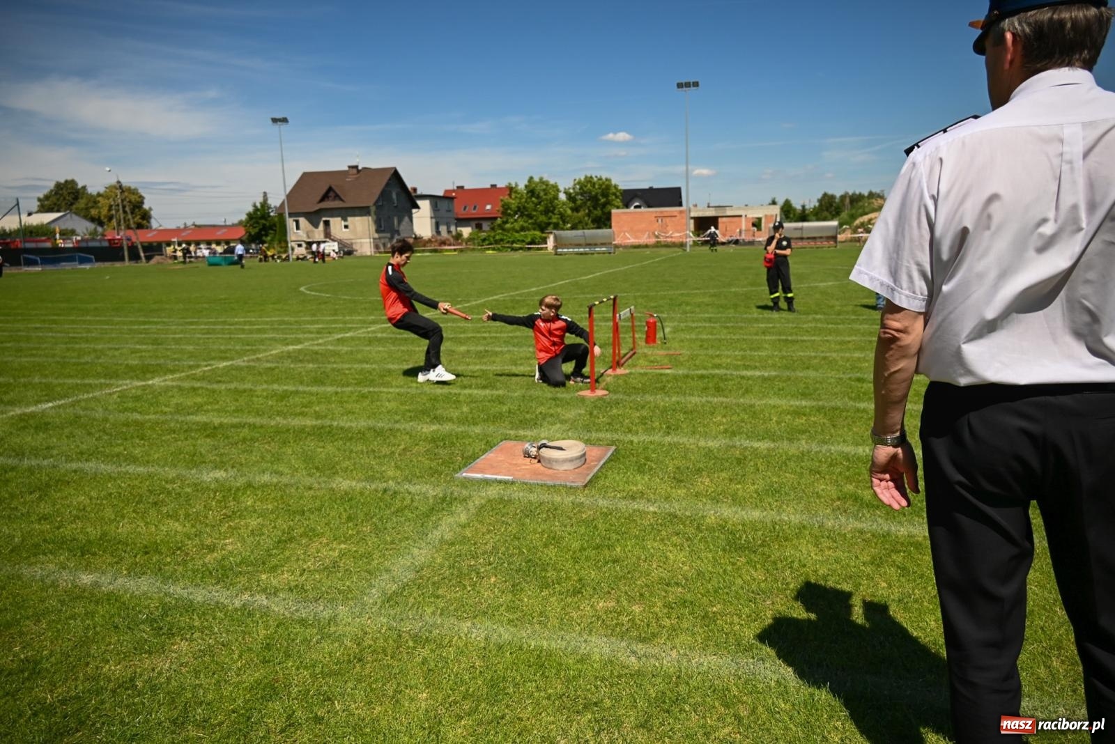 Zdjęcie w galerii na portalu naszraciborz.pl: Cała pula dla Roszkowa. Gminne zawody sportowo-pożarnicze w Krzyżanowicach wiadomości z regionu