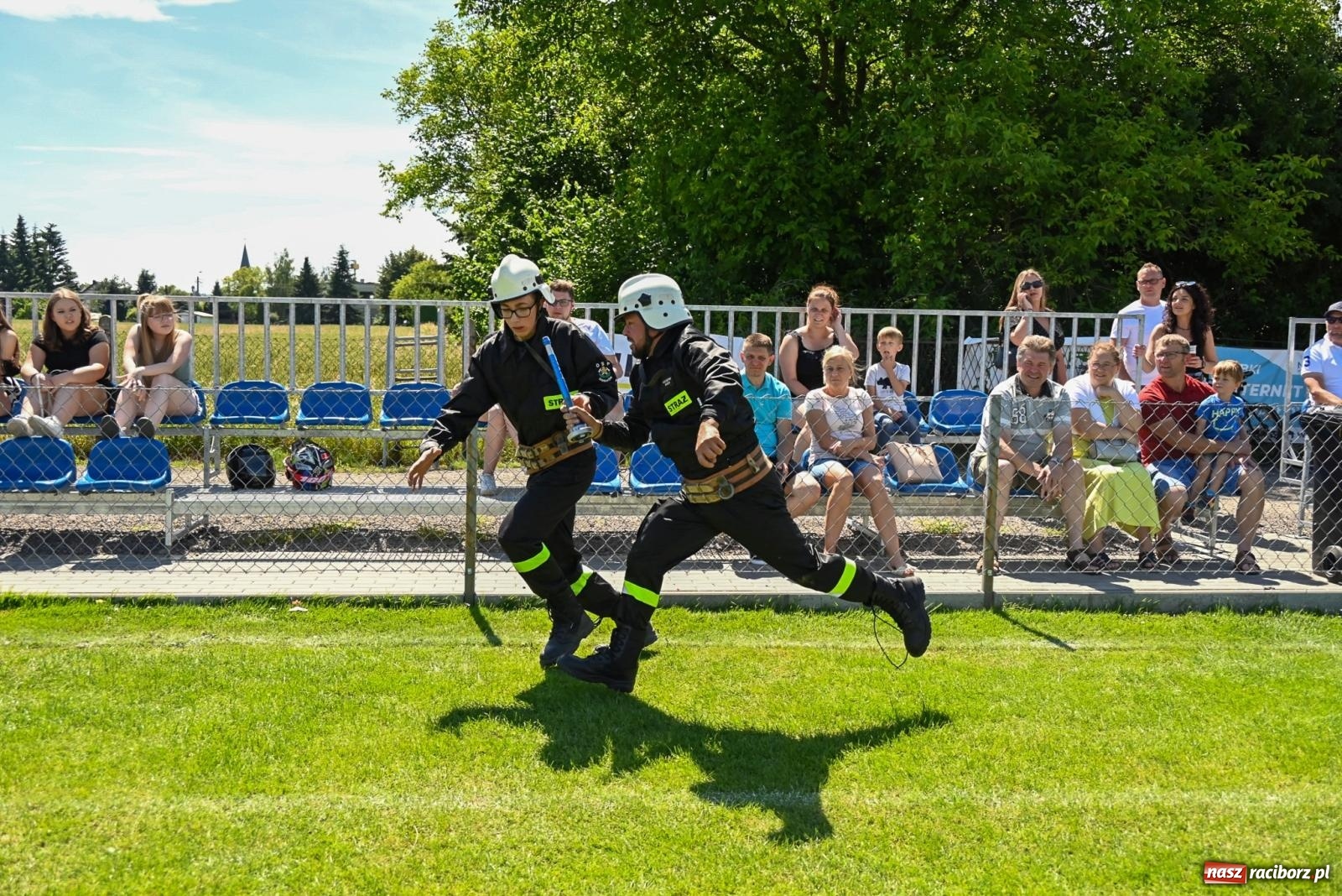 Zdjęcie w galerii na portalu naszraciborz.pl: Cała pula dla Roszkowa. Gminne zawody sportowo-pożarnicze w Krzyżanowicach wiadomości z regionu
