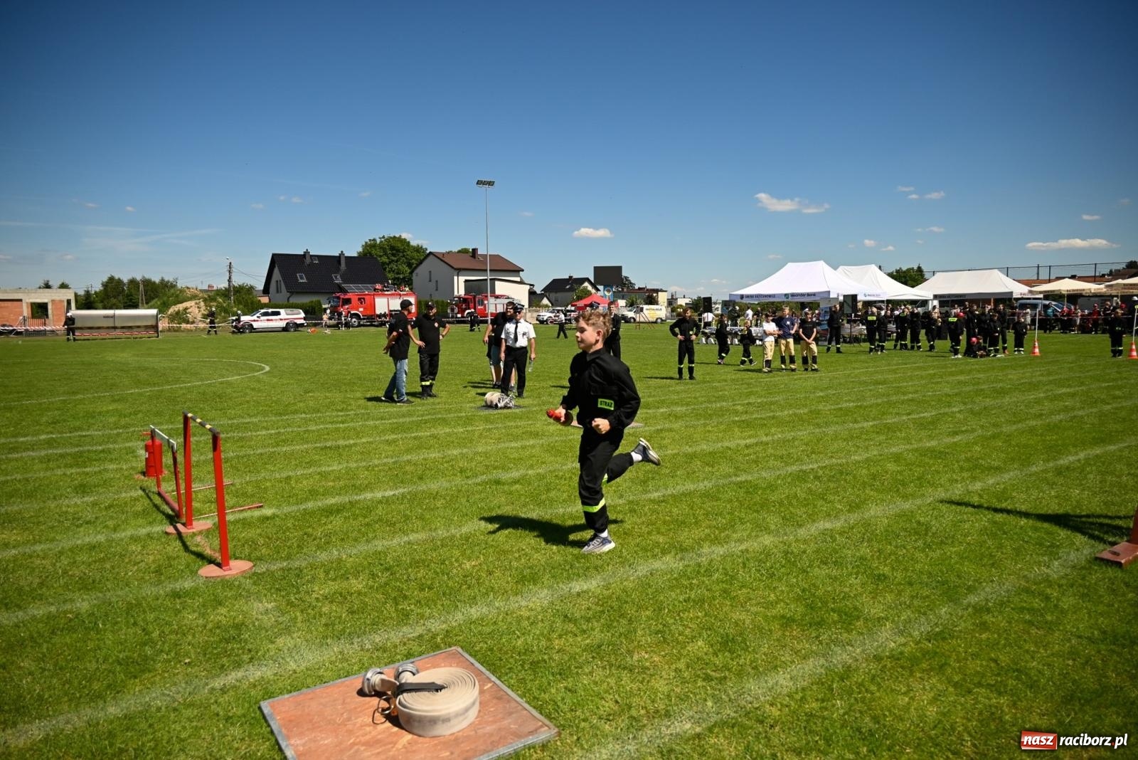 Zdjęcie w galerii na portalu naszraciborz.pl: Cała pula dla Roszkowa. Gminne zawody sportowo-pożarnicze w Krzyżanowicach wiadomości z regionu