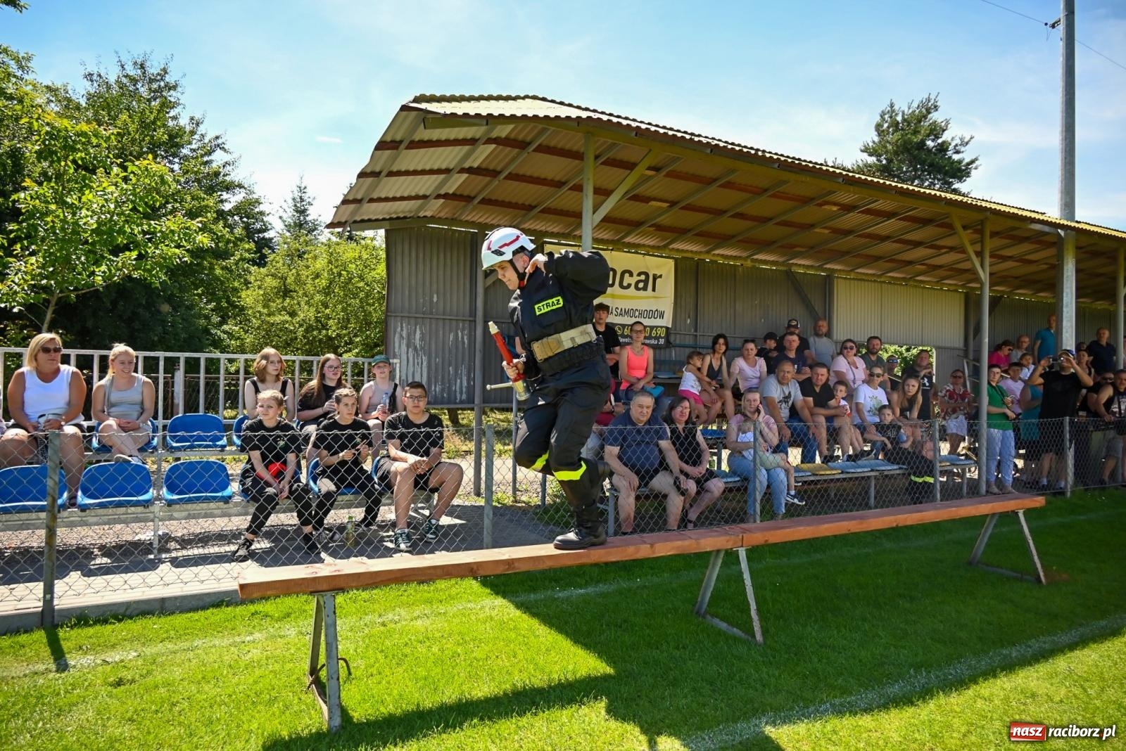 Zdjęcie w galerii na portalu naszraciborz.pl: Cała pula dla Roszkowa. Gminne zawody sportowo-pożarnicze w Krzyżanowicach wiadomości z regionu