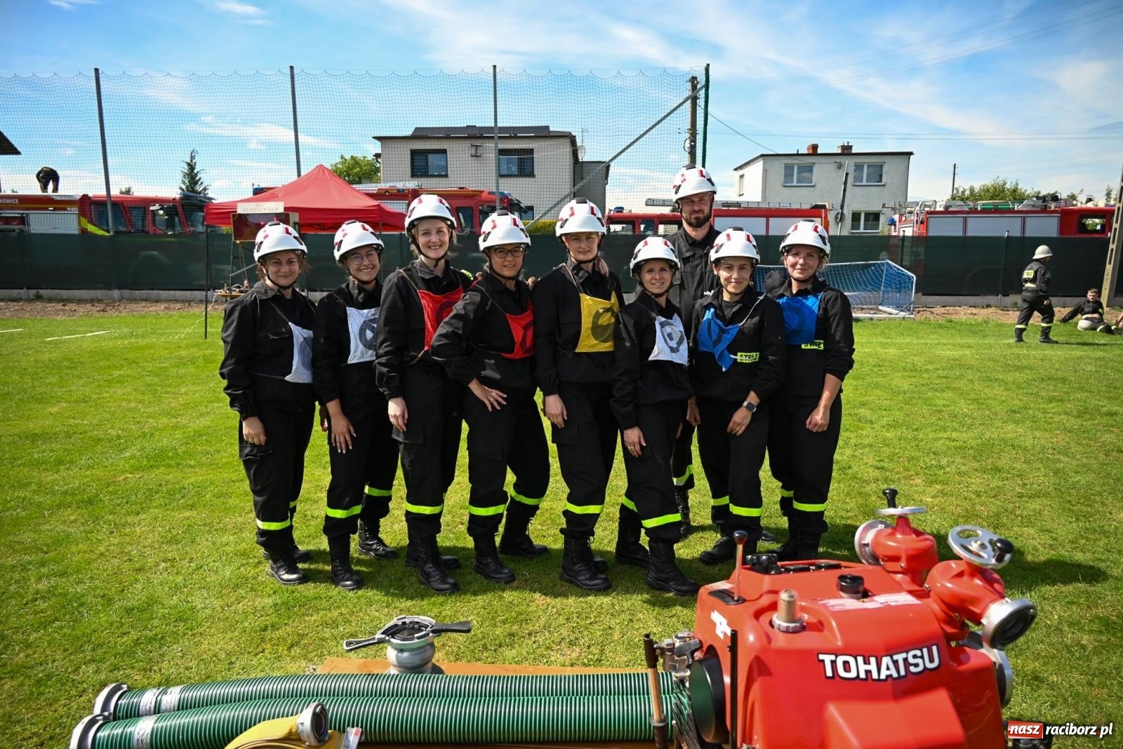 Zdjęcie w galerii na portalu naszraciborz.pl: Cała pula dla Roszkowa. Gminne zawody sportowo-pożarnicze w Krzyżanowicach wiadomości z regionu