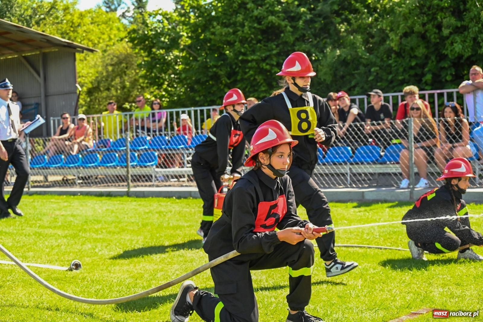 Zdjęcie w galerii na portalu naszraciborz.pl: Cała pula dla Roszkowa. Gminne zawody sportowo-pożarnicze w Krzyżanowicach wiadomości z regionu