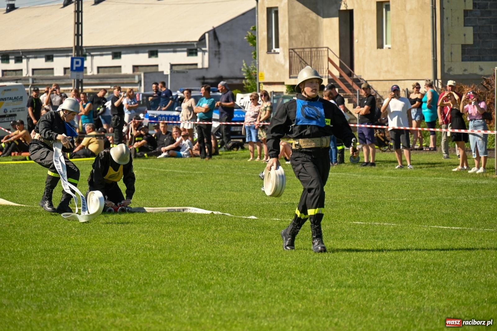 Zdjęcie w galerii na portalu naszraciborz.pl: Cała pula dla Roszkowa. Gminne zawody sportowo-pożarnicze w Krzyżanowicach wiadomości z regionu
