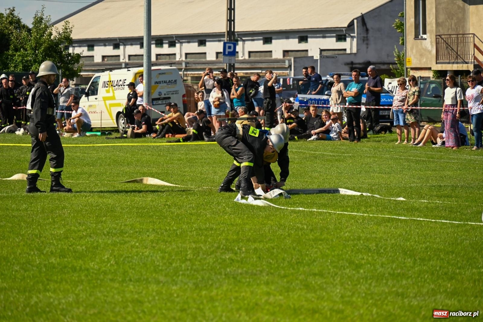 Zdjęcie w galerii na portalu naszraciborz.pl: Cała pula dla Roszkowa. Gminne zawody sportowo-pożarnicze w Krzyżanowicach wiadomości z regionu