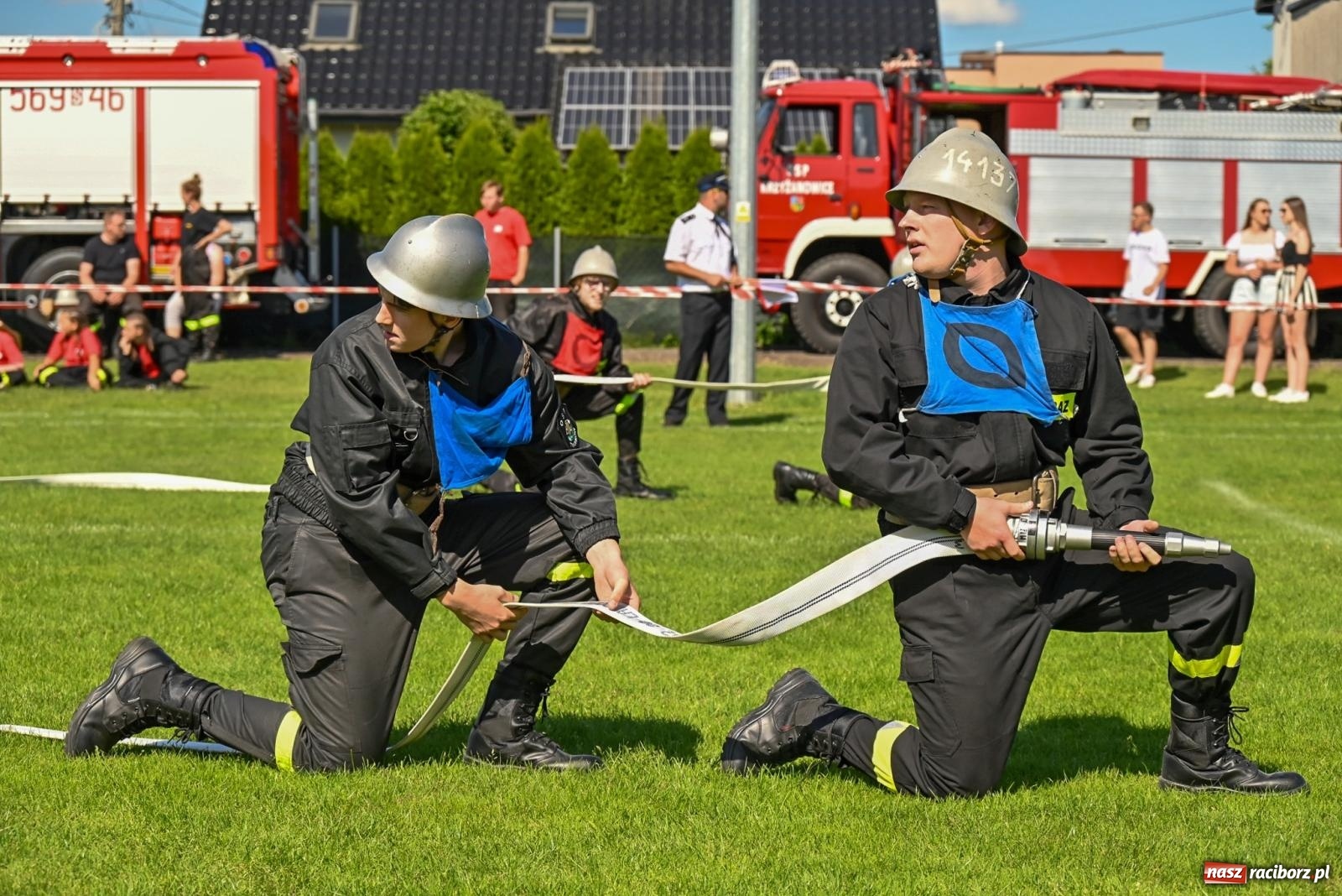 Zdjęcie w galerii na portalu naszraciborz.pl: Cała pula dla Roszkowa. Gminne zawody sportowo-pożarnicze w Krzyżanowicach wiadomości z regionu