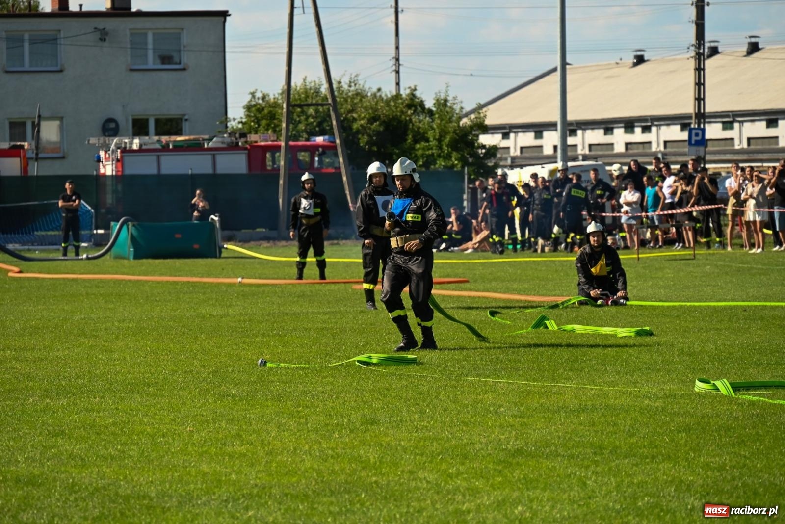 Zdjęcie w galerii na portalu naszraciborz.pl: Cała pula dla Roszkowa. Gminne zawody sportowo-pożarnicze w Krzyżanowicach wiadomości z regionu