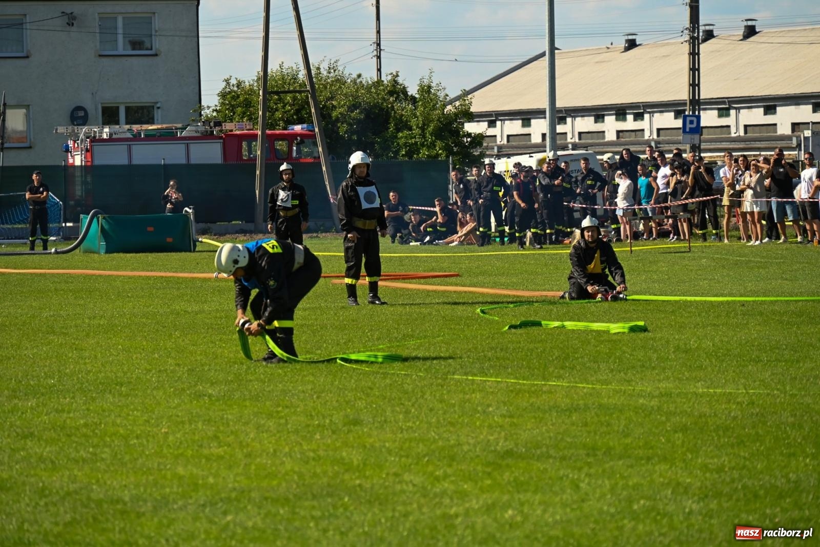 Zdjęcie w galerii na portalu naszraciborz.pl: Cała pula dla Roszkowa. Gminne zawody sportowo-pożarnicze w Krzyżanowicach wiadomości z regionu