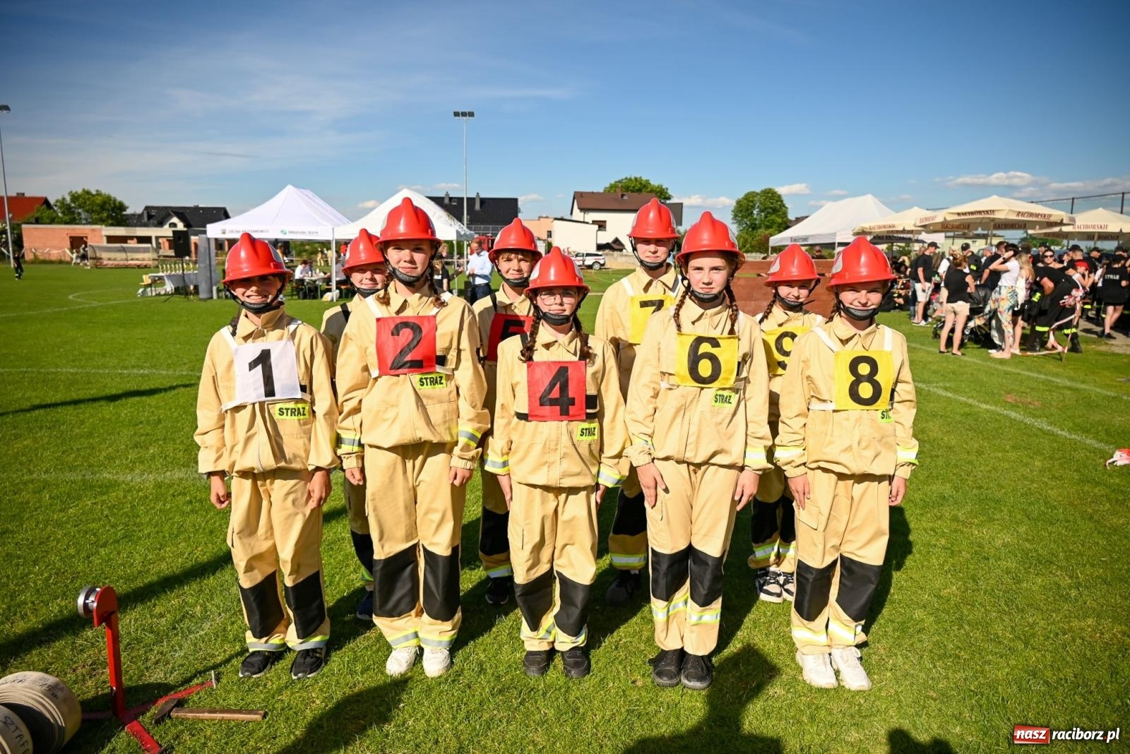 Zdjęcie w galerii na portalu naszraciborz.pl: Cała pula dla Roszkowa. Gminne zawody sportowo-pożarnicze w Krzyżanowicach wiadomości z regionu