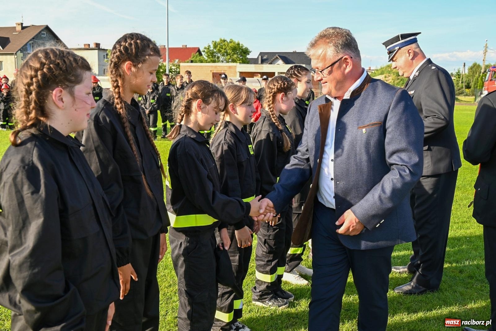 Zdjęcie w galerii na portalu naszraciborz.pl: Cała pula dla Roszkowa. Gminne zawody sportowo-pożarnicze w Krzyżanowicach wiadomości z regionu