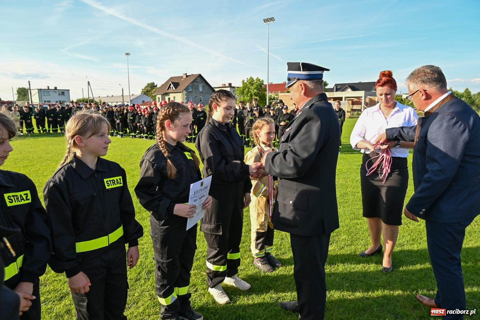 Zdjęcie w galerii na portalu naszraciborz.pl: Cała pula dla Roszkowa. Gminne zawody sportowo-pożarnicze w Krzyżanowicach wiadomości z regionu