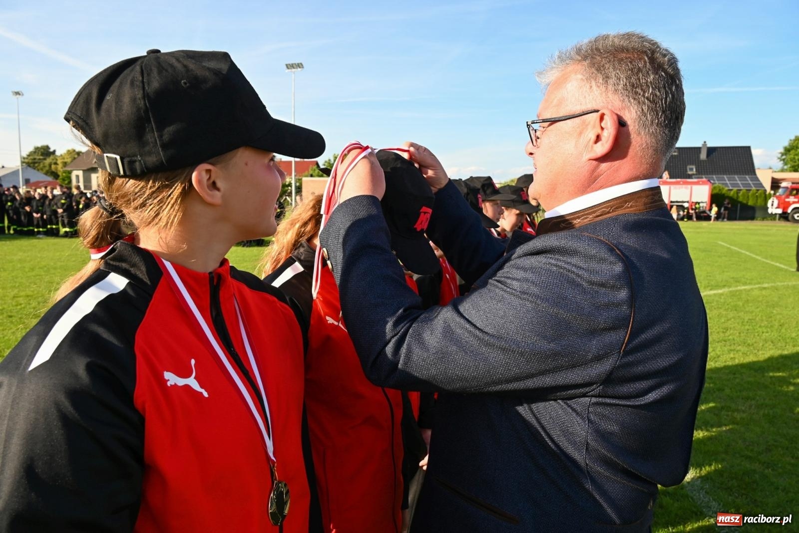 Zdjęcie w galerii na portalu naszraciborz.pl: Cała pula dla Roszkowa. Gminne zawody sportowo-pożarnicze w Krzyżanowicach wiadomości z regionu