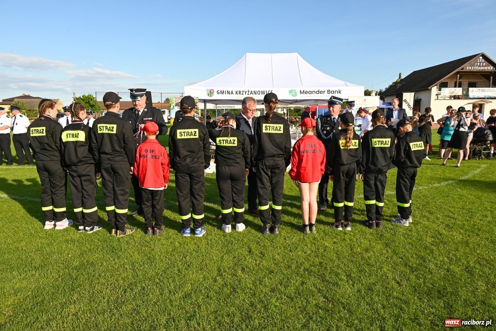 Zdjęcie w galerii na portalu naszraciborz.pl: Cała pula dla Roszkowa. Gminne zawody sportowo-pożarnicze w Krzyżanowicach wiadomości z regionu
