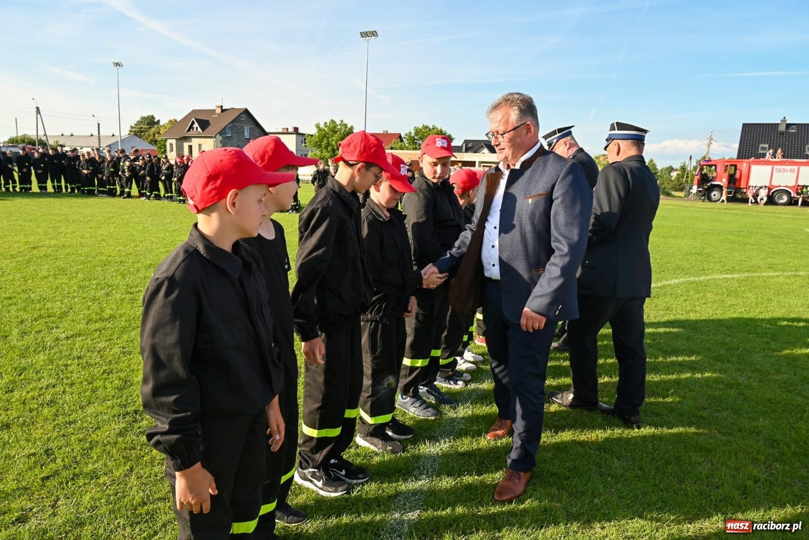 Zdjęcie w galerii na portalu naszraciborz.pl: Cała pula dla Roszkowa. Gminne zawody sportowo-pożarnicze w Krzyżanowicach wiadomości z regionu