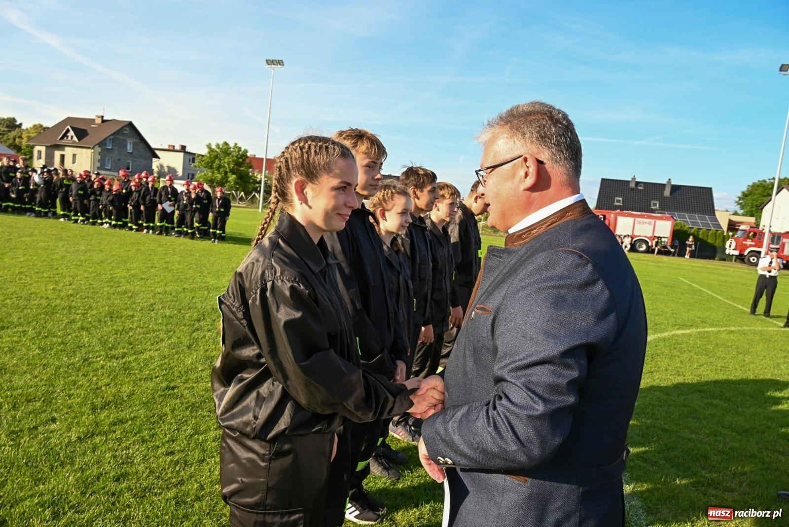 Zdjęcie w galerii na portalu naszraciborz.pl: Cała pula dla Roszkowa. Gminne zawody sportowo-pożarnicze w Krzyżanowicach wiadomości z regionu
