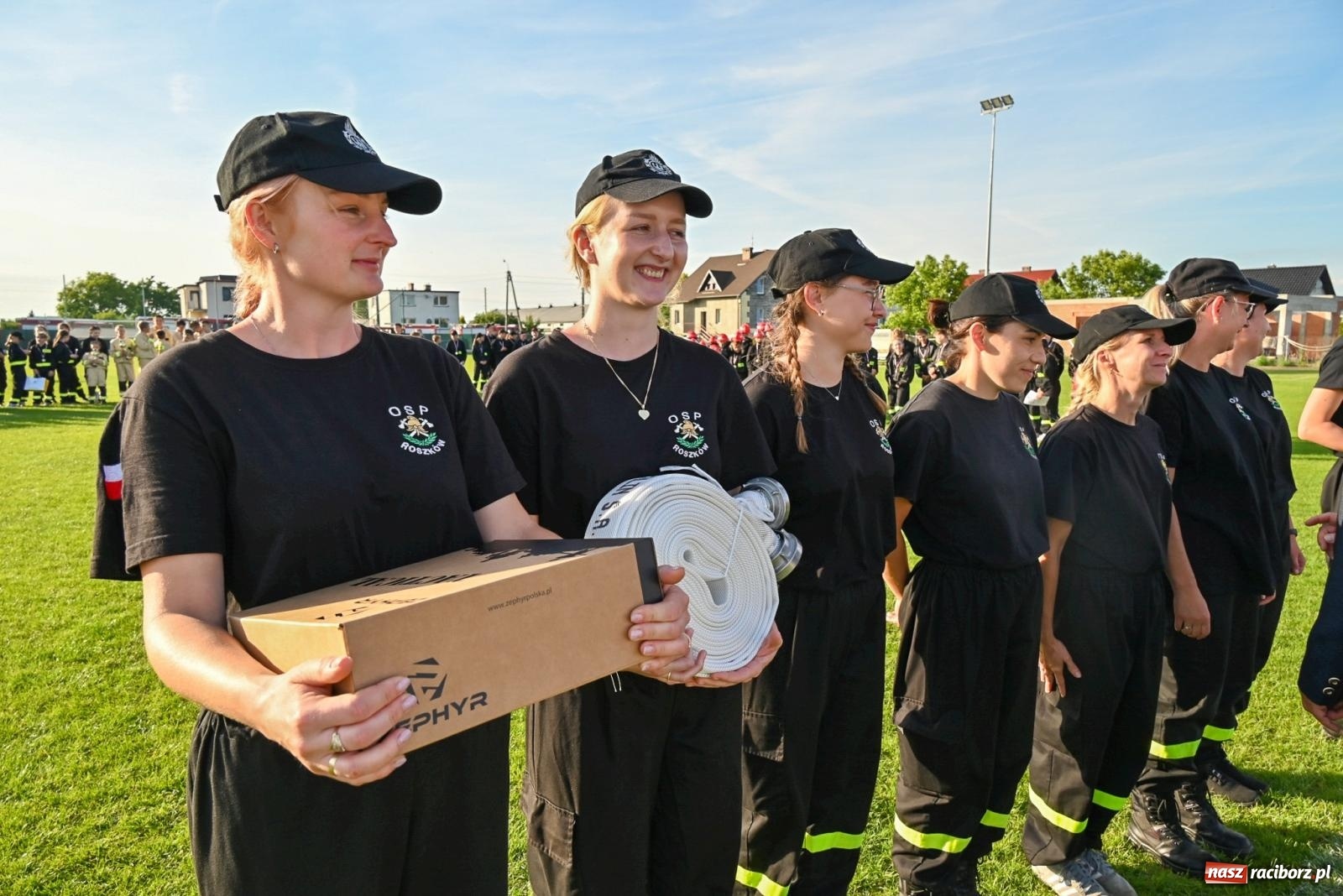 Zdjęcie w galerii na portalu naszraciborz.pl: Cała pula dla Roszkowa. Gminne zawody sportowo-pożarnicze w Krzyżanowicach wiadomości z regionu