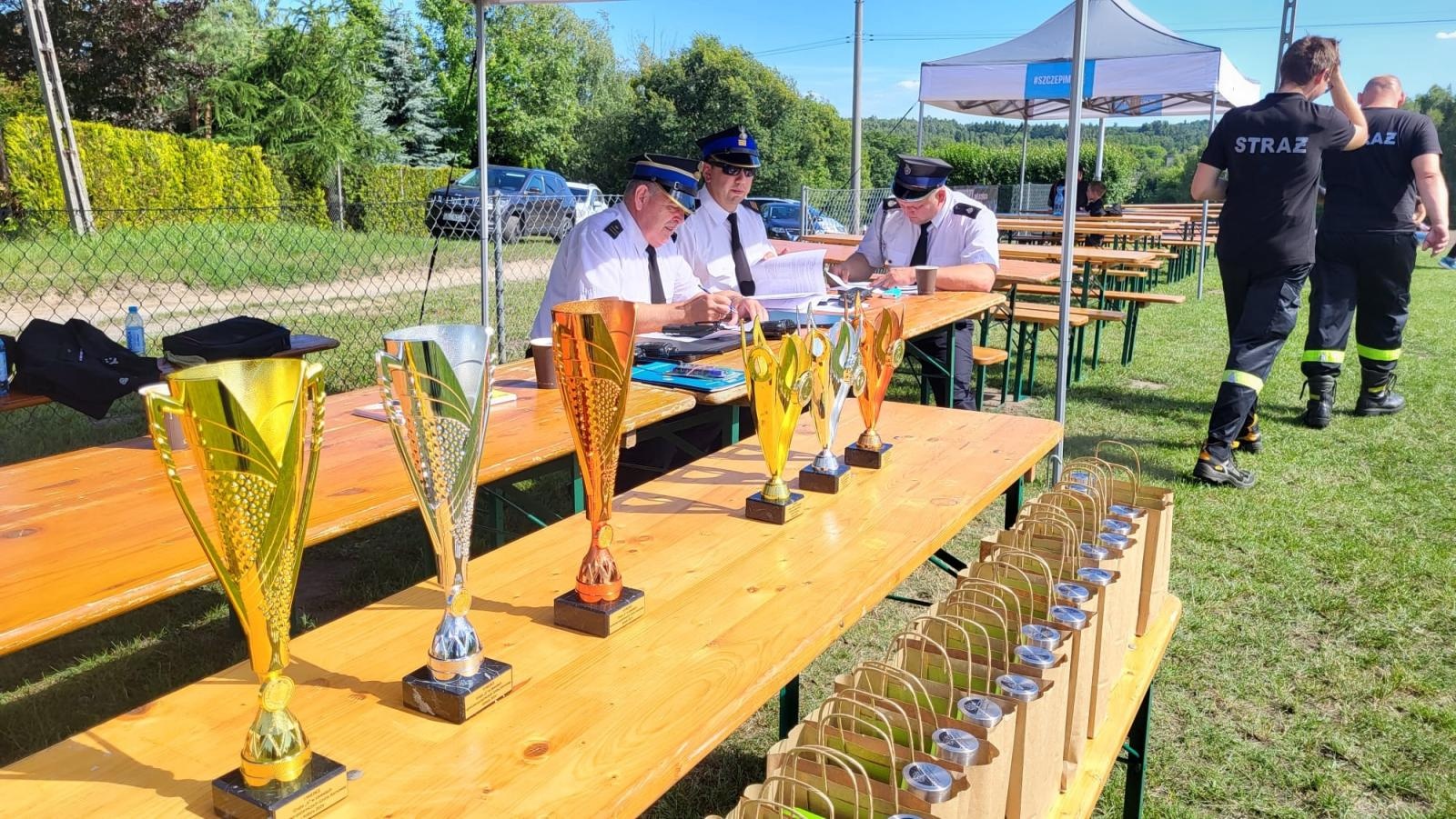 Zdjęcie w galerii na portalu naszraciborz.pl: OSP Pogrzebień najlepsza w zawodach gminnych w Kobyli wiadomości z regionu