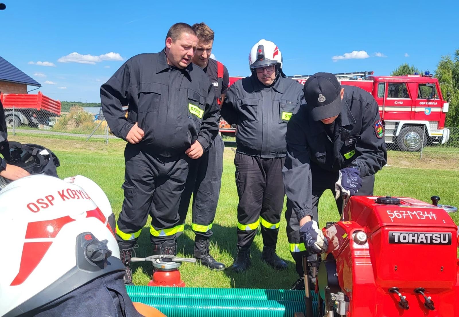 Zdjęcie w galerii na portalu naszraciborz.pl: OSP Pogrzebień najlepsza w zawodach gminnych w Kobyli wiadomości z regionu