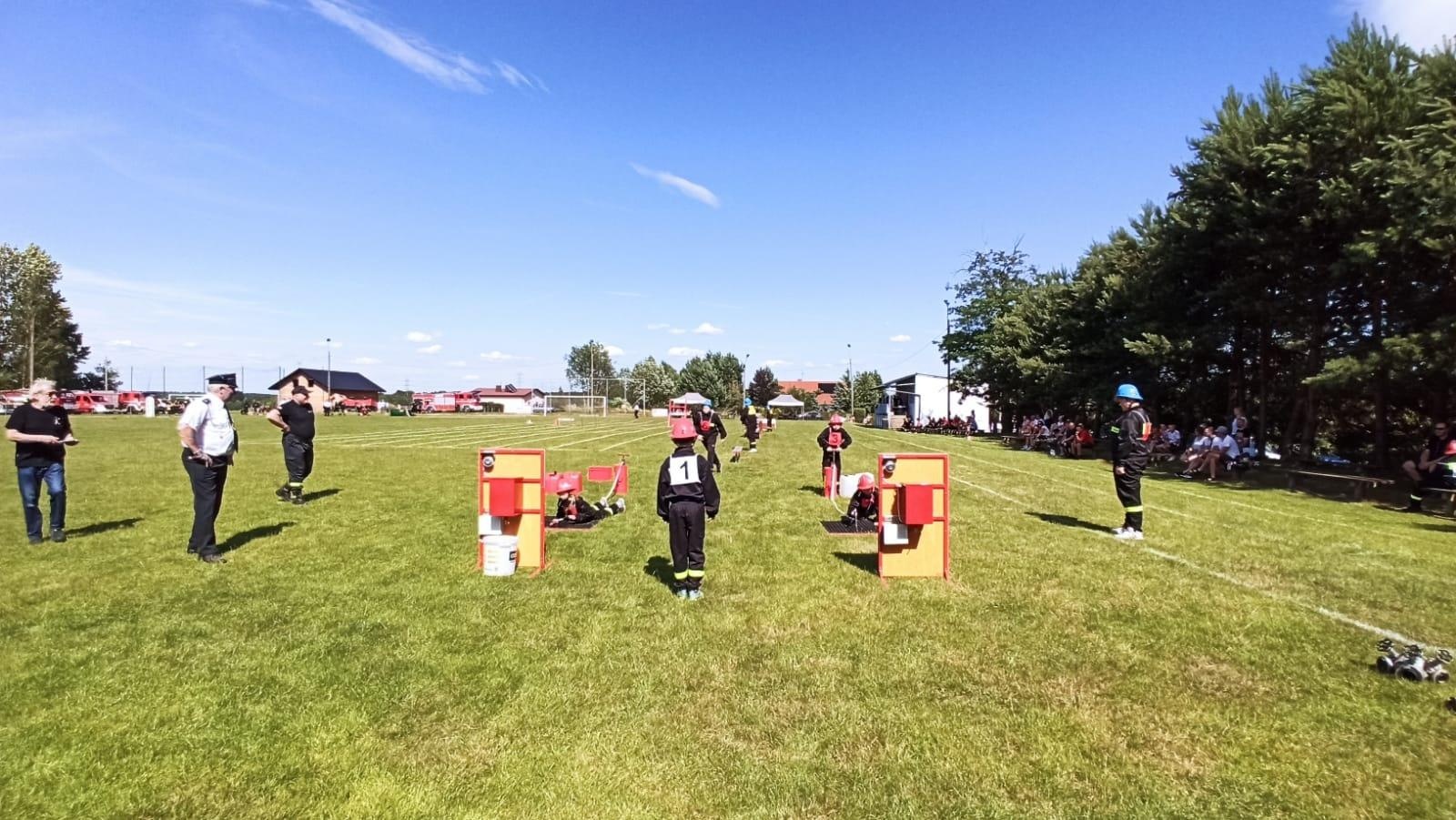 Zdjęcie w galerii na portalu naszraciborz.pl: OSP Pogrzebień najlepsza w zawodach gminnych w Kobyli wiadomości z regionu