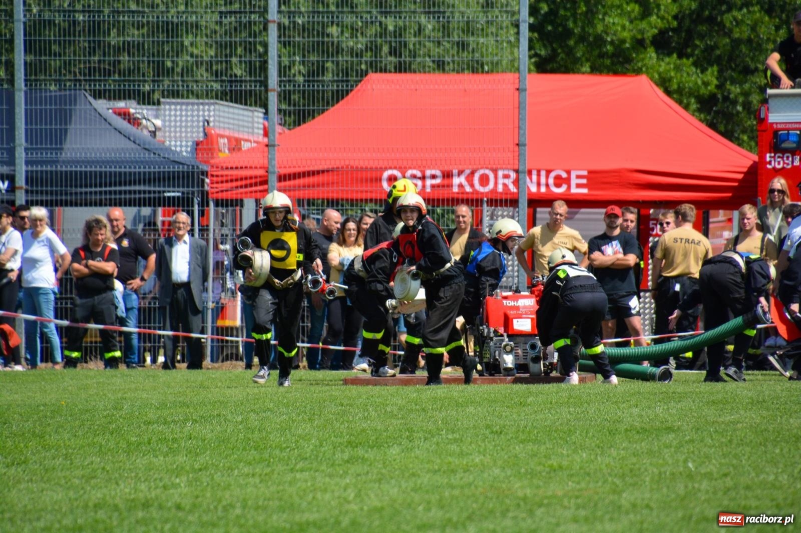 Zdjęcie w galerii na portalu naszraciborz.pl: Samborowice zdominowały gminne zawody sportowo-pożarnicze w Cyprzanowie [FOTO i WIDEO] wiadomości z regionu