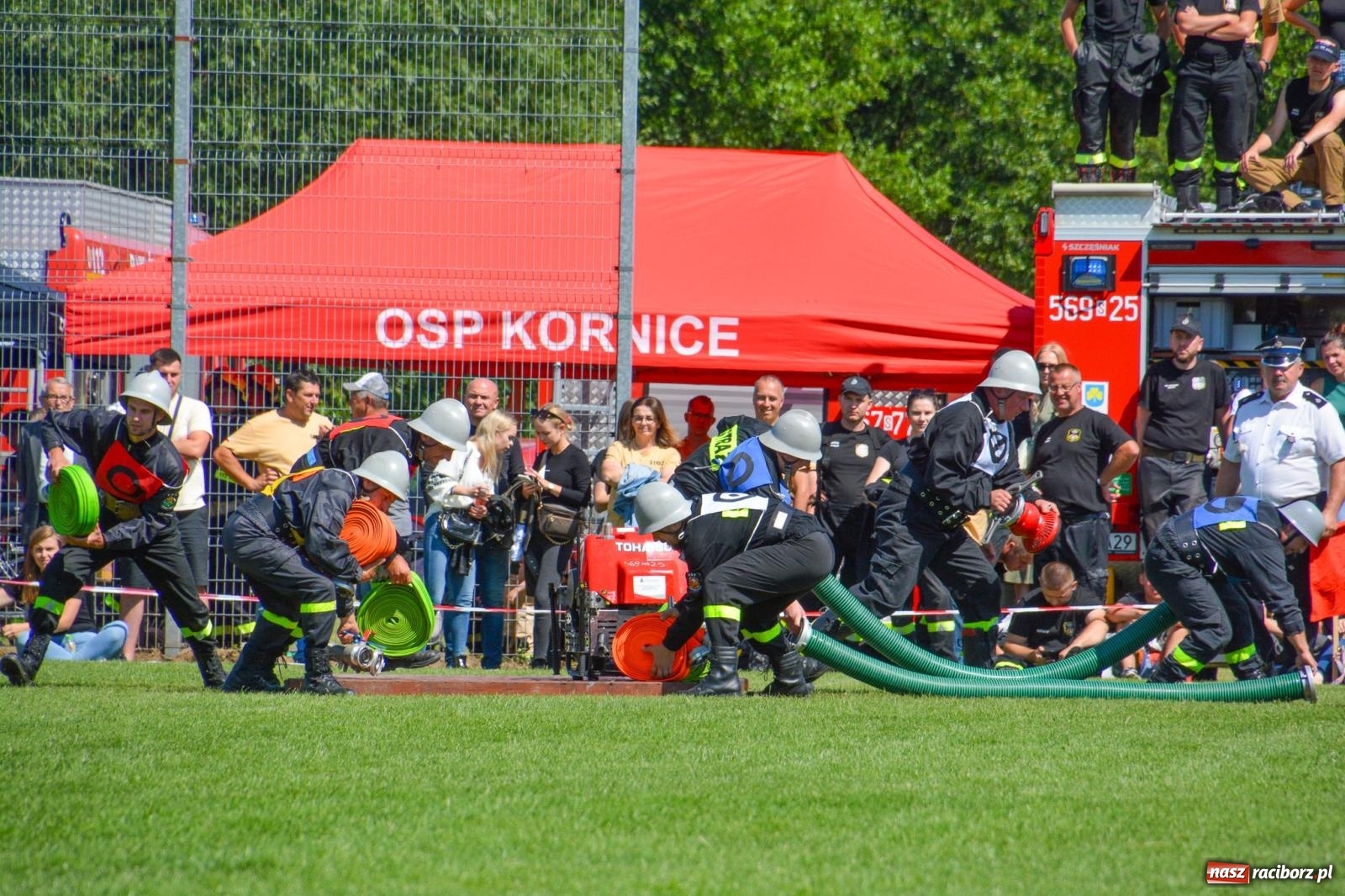 Zdjęcie w galerii na portalu naszraciborz.pl: Samborowice zdominowały gminne zawody sportowo-pożarnicze w Cyprzanowie [FOTO i WIDEO] wiadomości z regionu