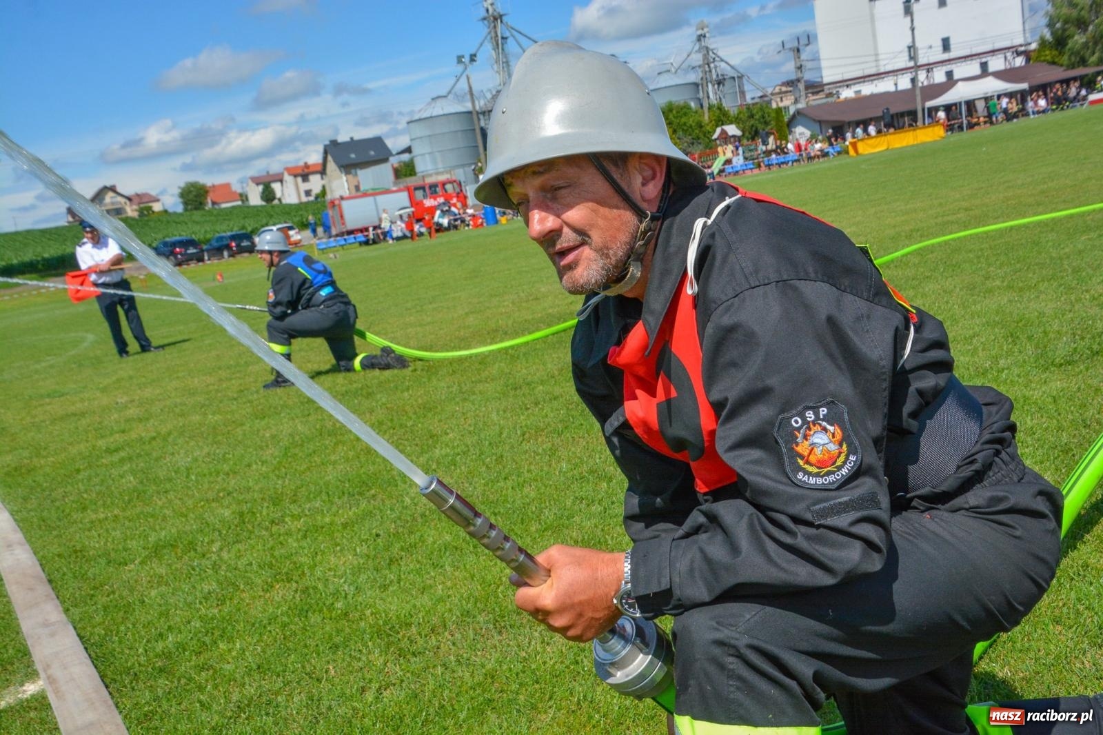 Zdjęcie w galerii na portalu naszraciborz.pl: Samborowice zdominowały gminne zawody sportowo-pożarnicze w Cyprzanowie [FOTO i WIDEO] wiadomości z regionu