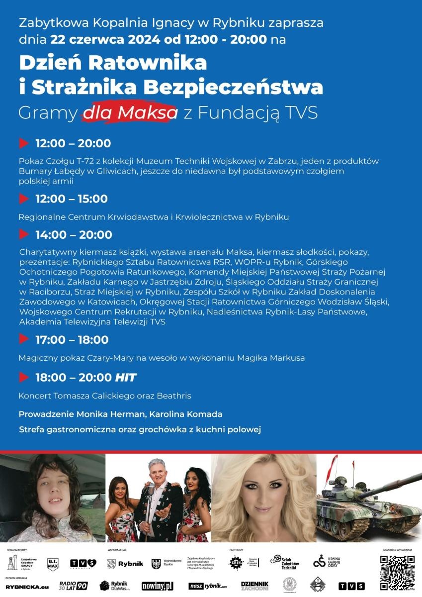 Zdjęcie w galerii na portalu naszraciborz.pl: Dzień Ratownika i Strażnika Bezpieczeństwa: Gramy dla Maksa z Fundacją TVS wiadomości z regionu