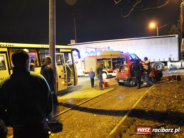 Zdjęcie w galerii na portalu naszraciborz.pl: Groźny wypadek na Łąkowej-Kościuszki wiadomości z regionu