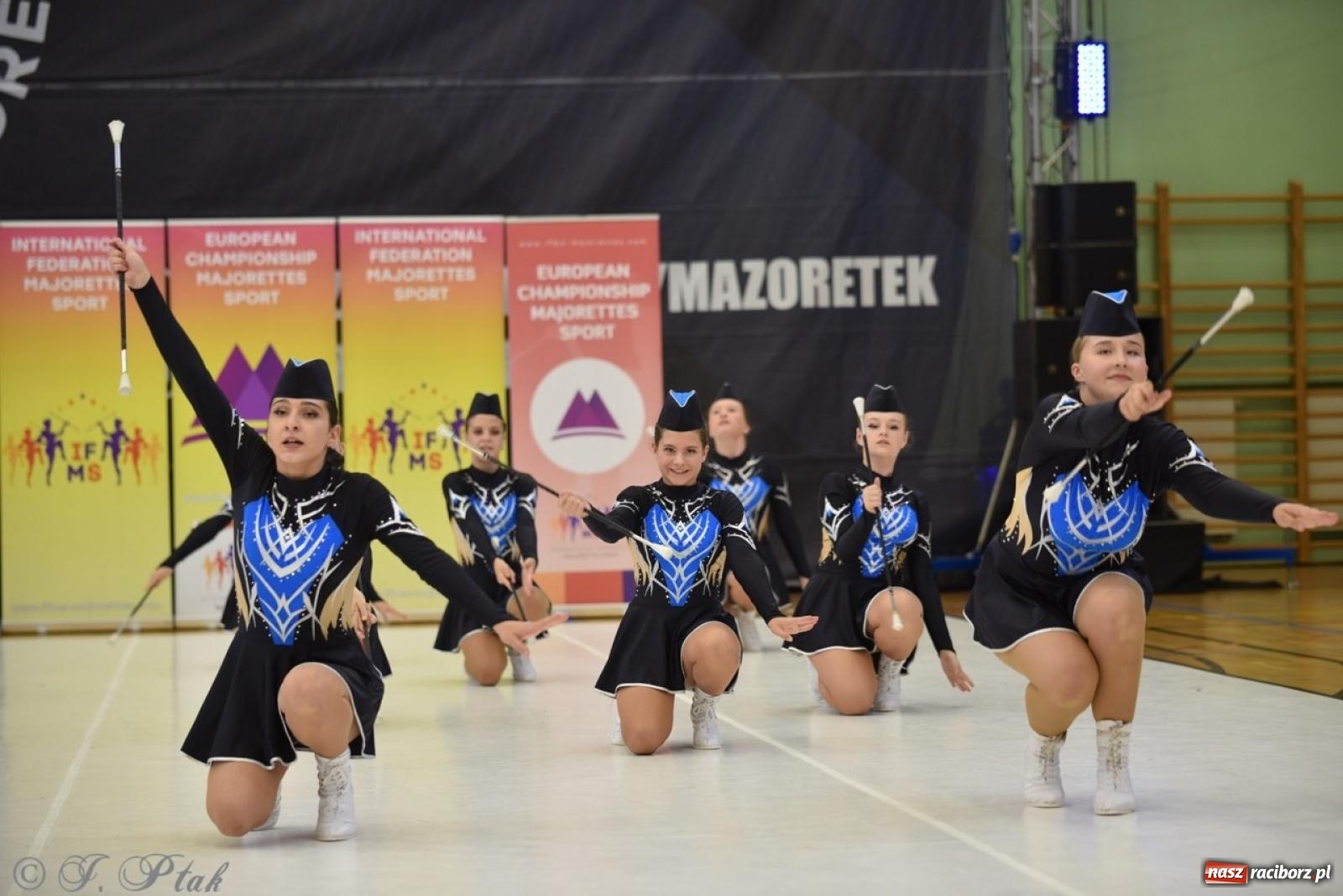 Zdjęcie w galerii na portalu naszraciborz.pl: Racibórz gospodarzem 17. Mistrzostw Europy Mażoretek [FOTO] wiadomości z regionu