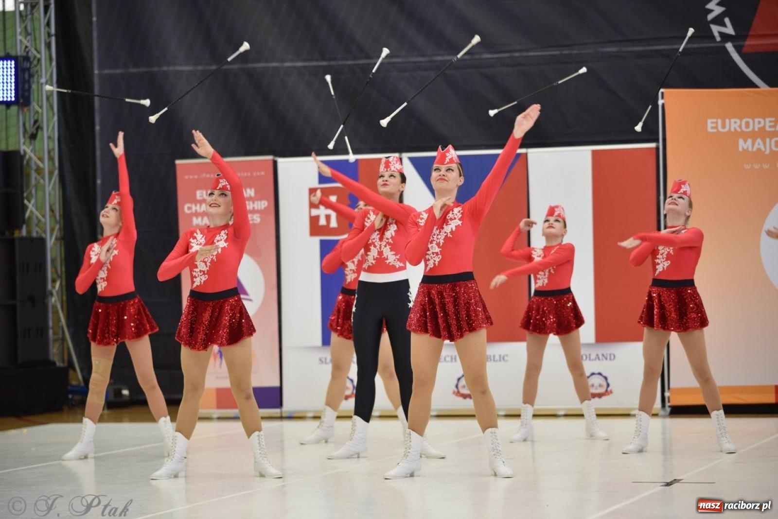 Zdjęcie w galerii na portalu naszraciborz.pl: Racibórz gospodarzem 17. Mistrzostw Europy Mażoretek [FOTO] wiadomości z regionu