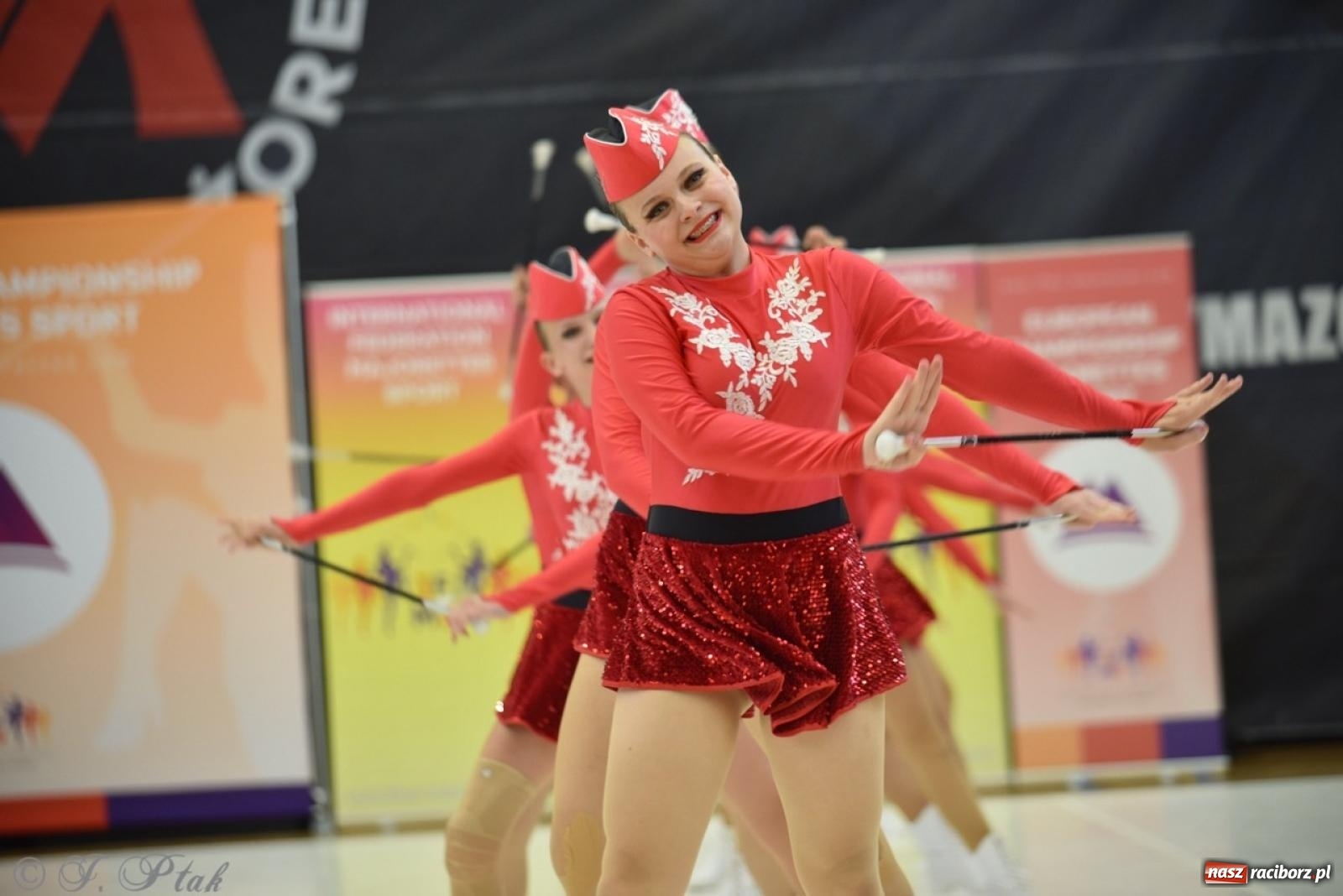 Zdjęcie w galerii na portalu naszraciborz.pl: Racibórz gospodarzem 17. Mistrzostw Europy Mażoretek [FOTO] wiadomości z regionu