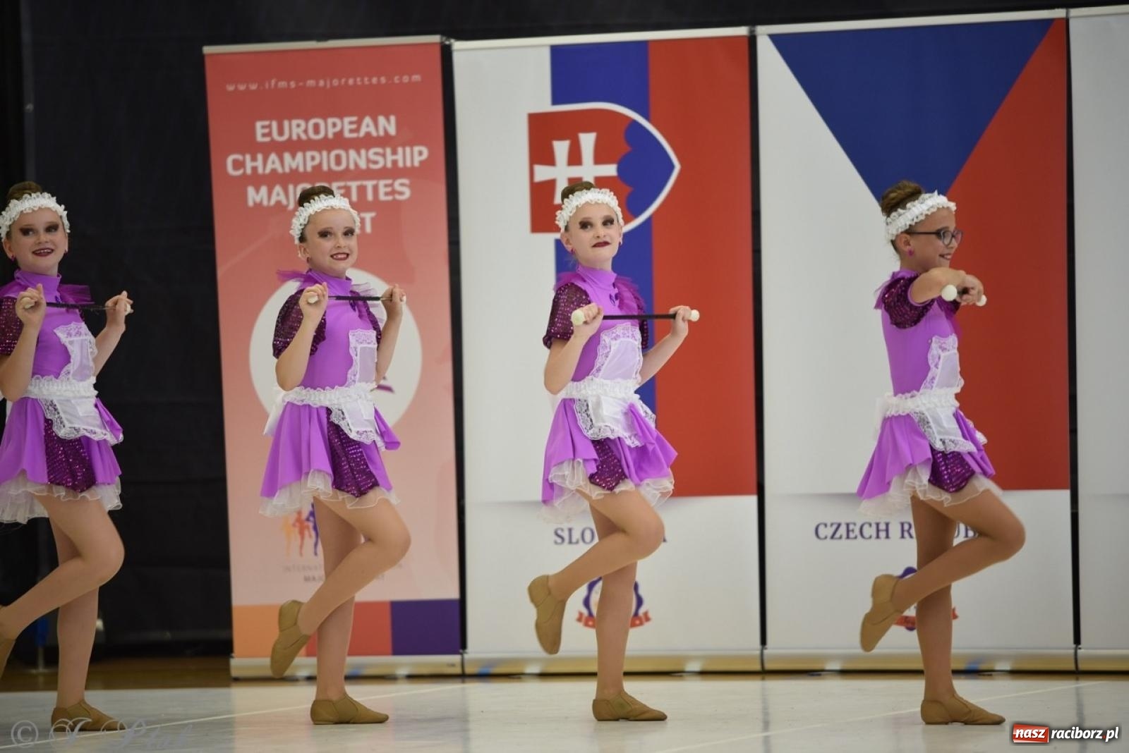 Zdjęcie w galerii na portalu naszraciborz.pl: Racibórz gospodarzem 17. Mistrzostw Europy Mażoretek [FOTO] wiadomości z regionu