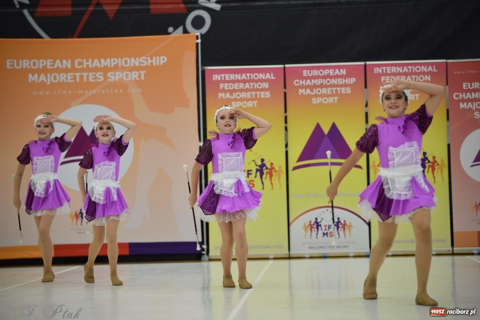 Zdjęcie w galerii na portalu naszraciborz.pl: Racibórz gospodarzem 17. Mistrzostw Europy Mażoretek [FOTO] wiadomości z regionu