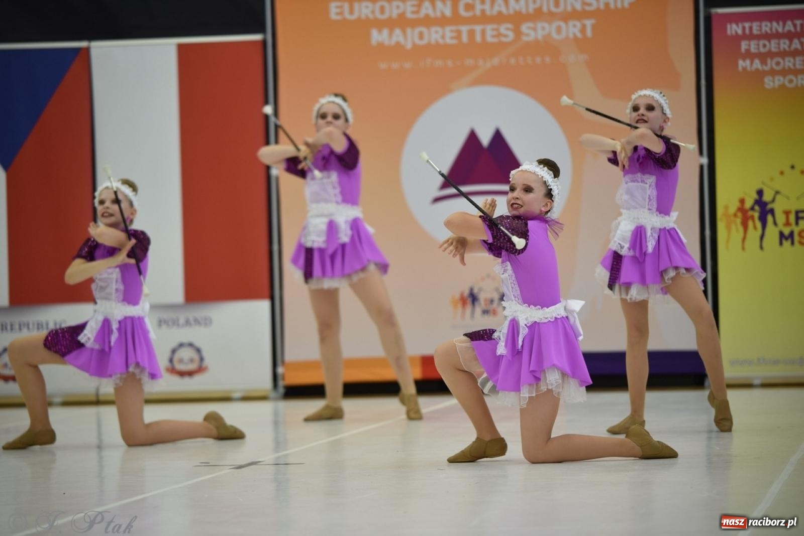 Zdjęcie w galerii na portalu naszraciborz.pl: Racibórz gospodarzem 17. Mistrzostw Europy Mażoretek [FOTO] wiadomości z regionu