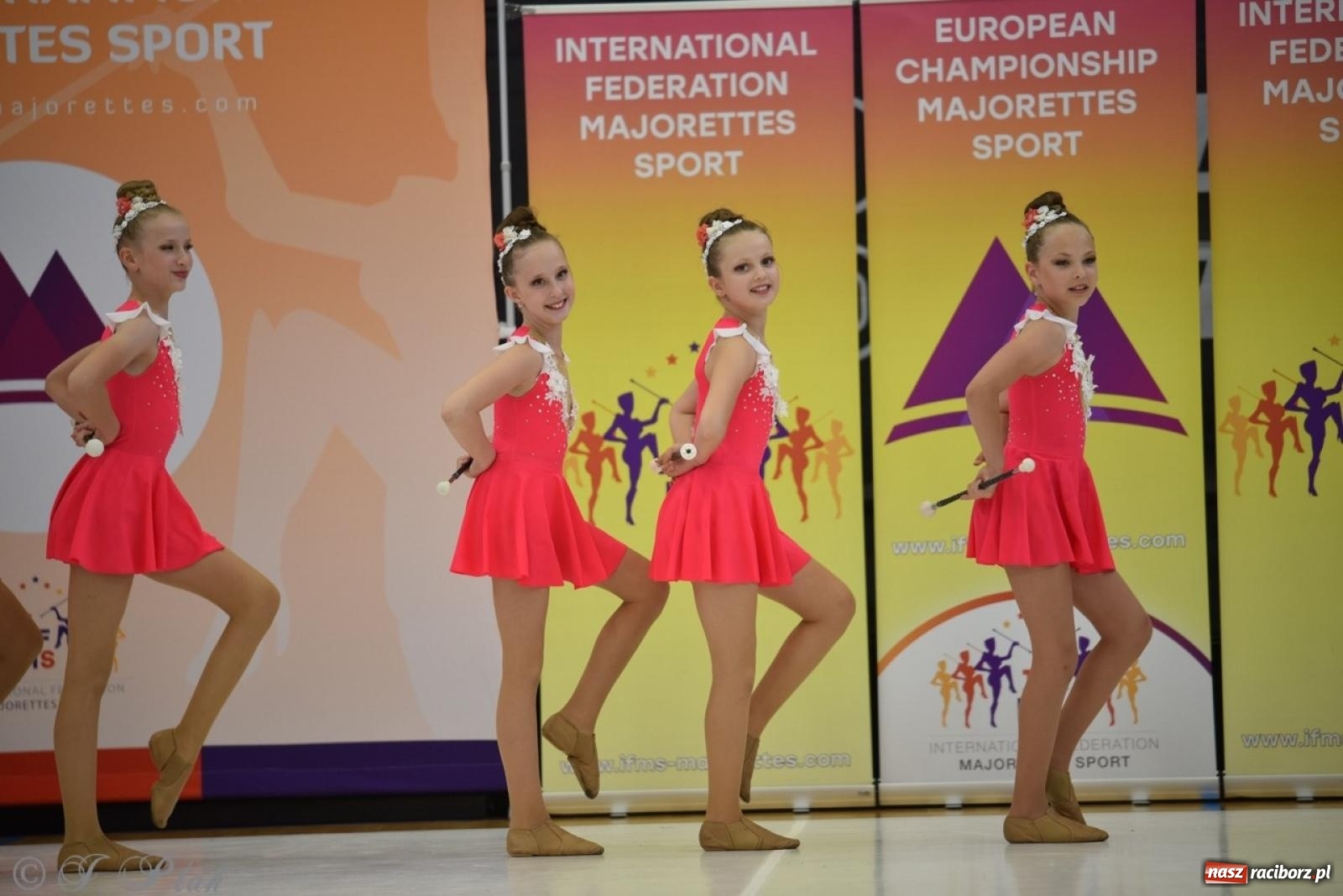 Zdjęcie w galerii na portalu naszraciborz.pl: Racibórz gospodarzem 17. Mistrzostw Europy Mażoretek [FOTO] wiadomości z regionu