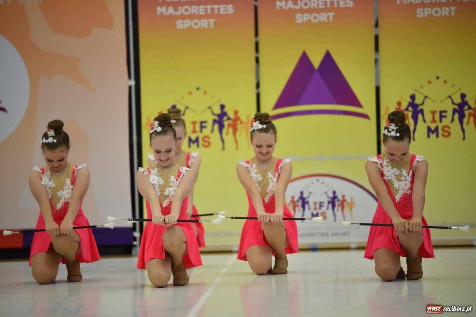 Zdjęcie w galerii na portalu naszraciborz.pl: Racibórz gospodarzem 17. Mistrzostw Europy Mażoretek [FOTO] wiadomości z regionu