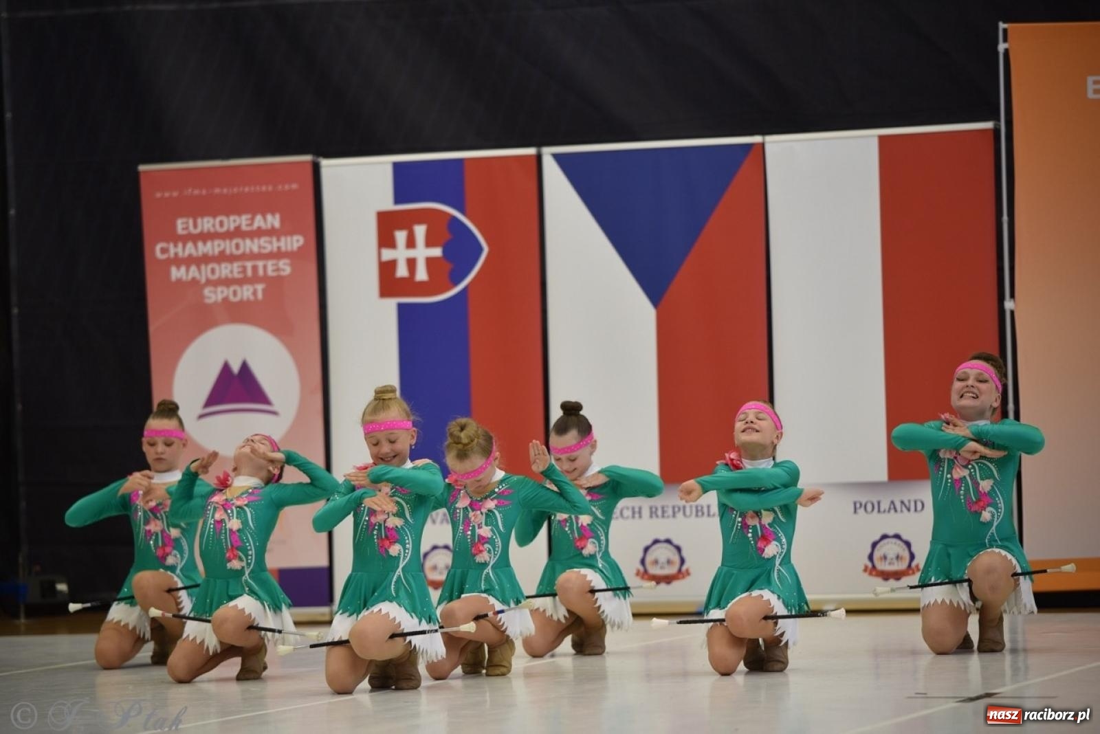 Zdjęcie w galerii na portalu naszraciborz.pl: Racibórz gospodarzem 17. Mistrzostw Europy Mażoretek [FOTO] wiadomości z regionu