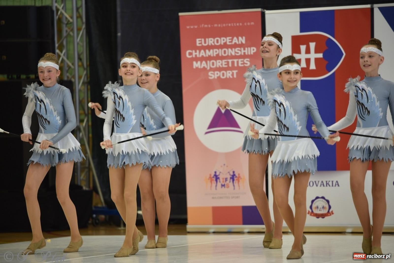 Zdjęcie w galerii na portalu naszraciborz.pl: Racibórz gospodarzem 17. Mistrzostw Europy Mażoretek [FOTO] wiadomości z regionu