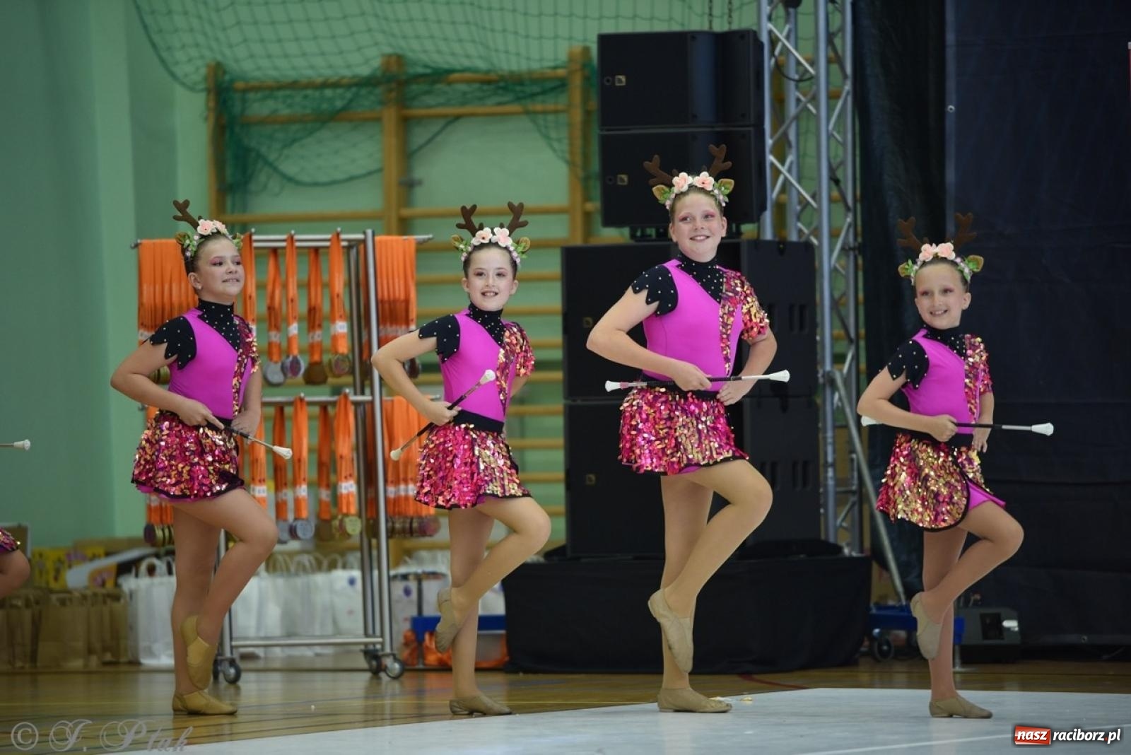 Zdjęcie w galerii na portalu naszraciborz.pl: Racibórz gospodarzem 17. Mistrzostw Europy Mażoretek [FOTO] wiadomości z regionu