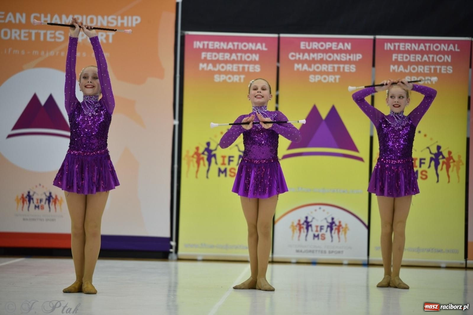 Zdjęcie w galerii na portalu naszraciborz.pl: Racibórz gospodarzem 17. Mistrzostw Europy Mażoretek [FOTO] wiadomości z regionu