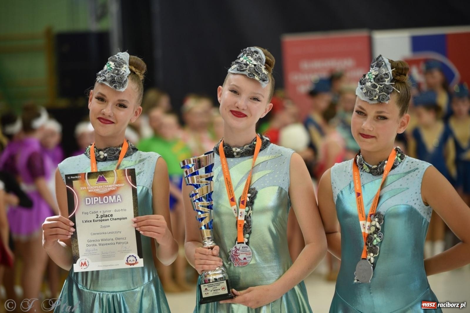 Zdjęcie w galerii na portalu naszraciborz.pl: Racibórz gospodarzem 17. Mistrzostw Europy Mażoretek [FOTO] wiadomości z regionu